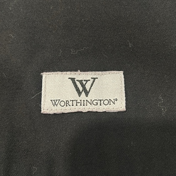 WORTHINGTON SIZE 14 black light pink trim  Barbie core colorblock officewear - Picture 6 of 11